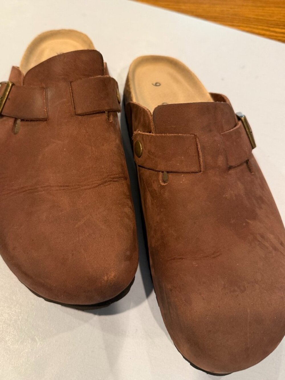 Quince Mens' Water Repellent Clog Mule • Espresso Brown Nubuck • Size 9